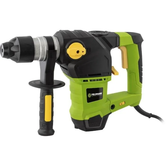 Fieldmann FDV 201502-E Marteau perforateur 1500 W SDS-PLUS pour béton (32 mm), métal (13 mm), bois (40 mm) - 880 tr/min - 4,9 kg