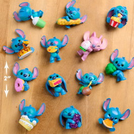 Just Play Capsule Surprise Stitch Alimentation S3 46288 - Minifigurine avec Accessoire Alimentaire, Multilingue, dès 3 Ans