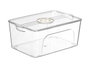 Kinvara Organisateur de Réfrigérateur Tapa Jumbo Blanc Transparent 33.5x21.2x14 cm (Set de 12)