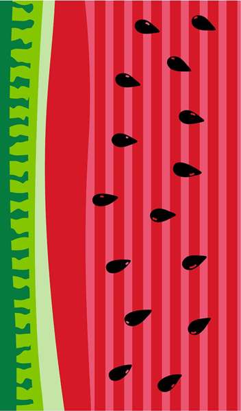 Secaneta Serviette Jacquard Sweet Melon 100x170 cm