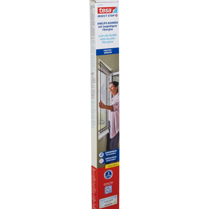 Tesa Insect Stop Clip On 1,2 x 1,4m, Anthracite 55360 Tesa Insect Stop Clip On 1,2 x 1,4m, Anthracite 55360