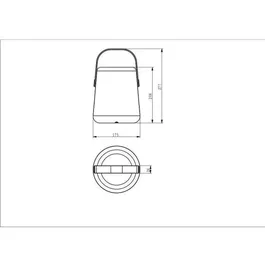 Galix G4420 Lanterne portative rechargeable USB, 9 LED blanc chaud, 47 lumens, télécommande, batterie 2000mAh