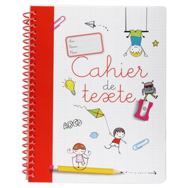 Createur de Genie Cahier Scolaire Millimétré 22x17 cm avec Spirale