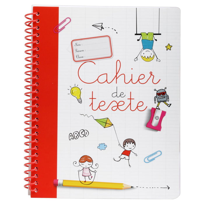 Createur de Genie Cahier Scolaire Millimétré 22x17 cm avec Spirale Createur de Genie Cahier Scolaire Millimétré 22x17 cm avec Spirale