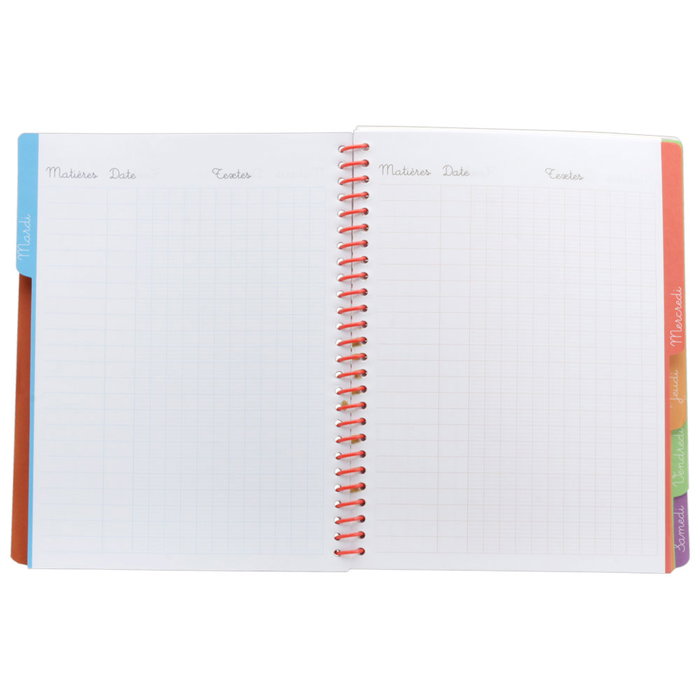 Createur de Genie Cahier Scolaire Millimétré 22x17 cm avec Spirale Createur de Genie Cahier Scolaire Millimétré 22x17 cm avec Spirale