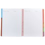 Createur de Genie Cahier Scolaire Millimétré 22x17 cm avec Spirale