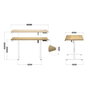 Mark Adler Bureau MA-Leader 7.0 Craft Blanc Bois