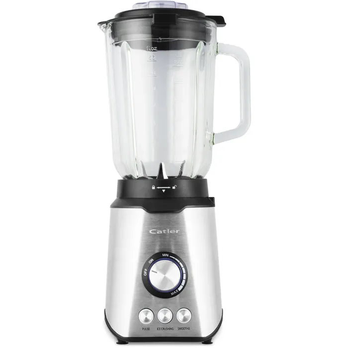 Catler TB 820 Mixeur de table avec bol en verre 1,5 l et inox