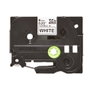 Brother TZEFX211 Ruban Laminé Flexible pour Étiqueteuse, Texte Noir sur Fond Blanc, 6mm x 8m