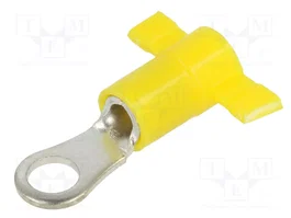 PANDUIT Connecteur à anneau isolé jaune Ø 5mm #10 4-6mm²