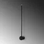 Applique murale linéaire Black en métal noir de 62 cm