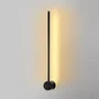 Applique murale linéaire Black en métal noir de 62 cm
