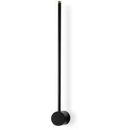 Applique murale linéaire Black en métal noir de 62 cm