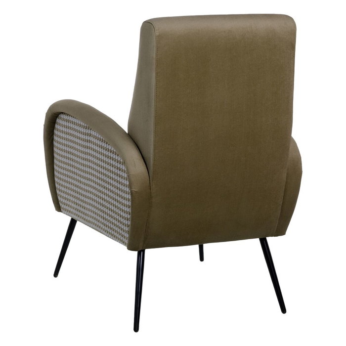 BigBuy Home Fauteuil Noir et Vert