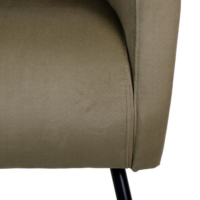 BigBuy Home Fauteuil Noir et Vert