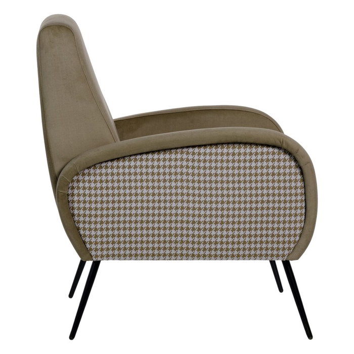 BigBuy Home Fauteuil Noir et Vert