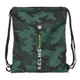 Sac à dos serré par des ficelles Kelme Camo Noir Vert 35 x 40 x 1 cm