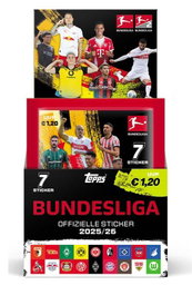 Championnat d'Allemagne de football 2025/26 Sticker Collection présentoir autocollants (50)
