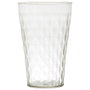 Home Deco Factory Verre en plastique MIRAGE 420 ml avec rebord doré