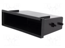 ACV Cassette de radio noire pour cadres 2 DIN