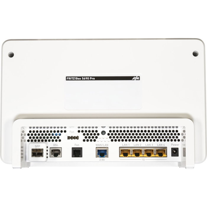 FRITZ!Box 5690 Pro Routeur Wi-Fi 7 pour Fibre et DSL, Blanc / Rouge FRITZ!Box 5690 Pro Routeur Wi-Fi 7 pour Fibre et DSL, Blanc / Rouge