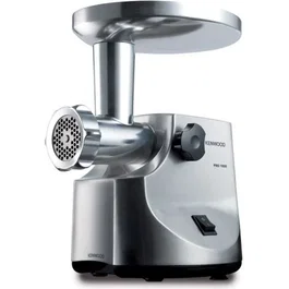 Kenwood Hachoir à viande MG510, 450W, corps et vis en métal, avec 3 grilles en acier, adaptateurs saucisses et kebbés, 125 kg/h