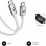 Câble USB-C vers USB-C Subblim OPTIMUS Blanc 2 m