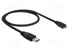 DELOCK Câble USB A vers micro USB B 5Gbps 0,5m noir