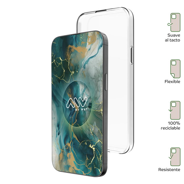 Myway Carcasa pour iPhone 16 Plus, Coque TPU Transparente Protection Anti-Rayures Myway Carcasa pour iPhone 16 Plus, Coque TPU Transparente Protection Anti-Rayures