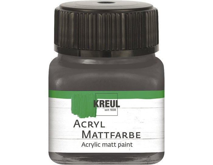 Kreul Peinture acrylique gris grafito mat 20ml Kreul Peinture acrylique gris grafito mat 20ml