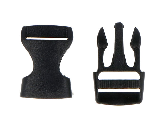 Innspiro Lot de 5 broches doubles en plastique noir 15 mm Innspiro Lot de 5 broches doubles en plastique noir 15 mm