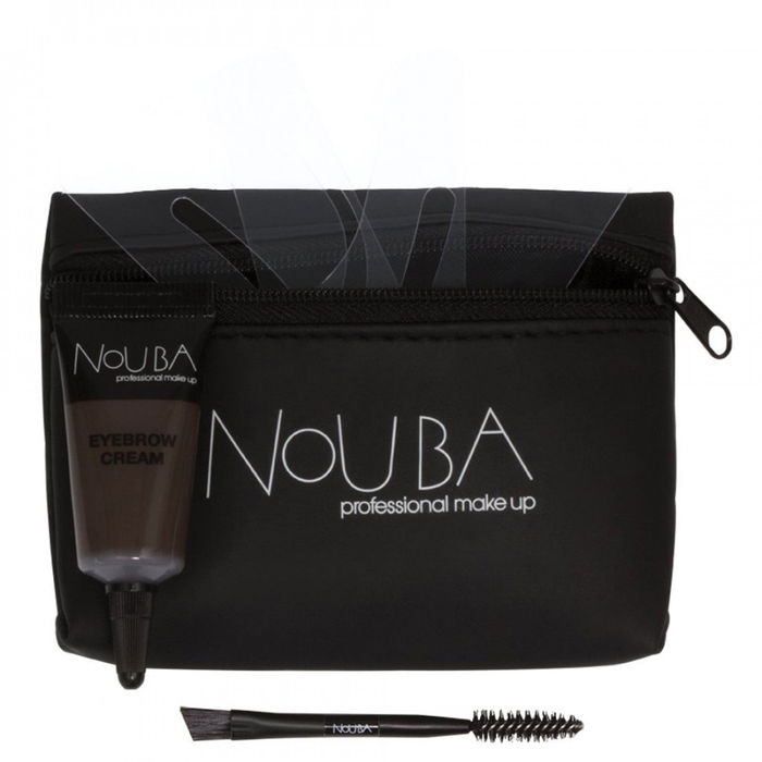Nouba Coffret Maquillage Sourcils 30 Set : Brosse à Sourcils + Gel Fixateur 7 ml + Trousse de Toilette Noire en Tissu Nouba Coffret Maquillage Sourcils 30 Set : Brosse à Sourcils + Gel Fixateur 7 ml + Trousse de Toilette Noire en Tissu