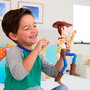 Mattel Figura Deluxe Parlanchina Woody Toy Story 5 Jmw22 - Figurine Parlante Woody Disney Pixar, Version Espagnol, Avec Sons et Mouvements Frénétiques, Multilingue