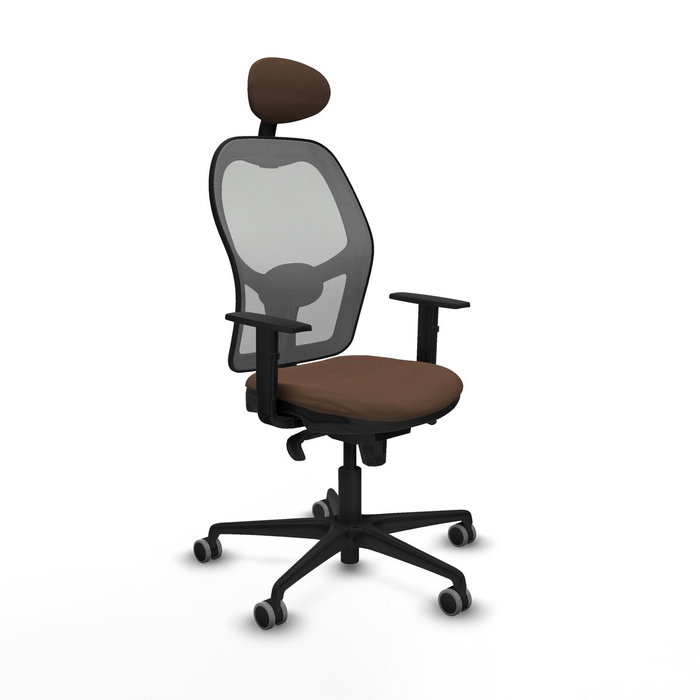 Piqueras y Crespo Chaise de Bureau Jorquera 1D036G1 Gris Brun foncé Piqueras y Crespo Chaise de Bureau Jorquera 1D036G1 Gris Brun foncé