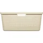 Curver Corbeille à linge en jute, 46 litres, couleur beige