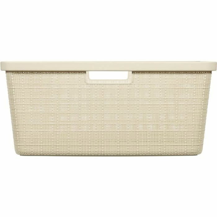 Curver Corbeille à linge Jute 46 L Beige Curver Corbeille à linge Jute 46 L Beige