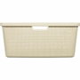 Curver Corbeille à linge Jute 46 L Beige