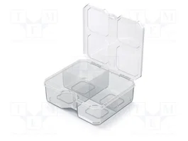 KISTENBERG SQR BOX Conteneur collectif transparent avec partitions