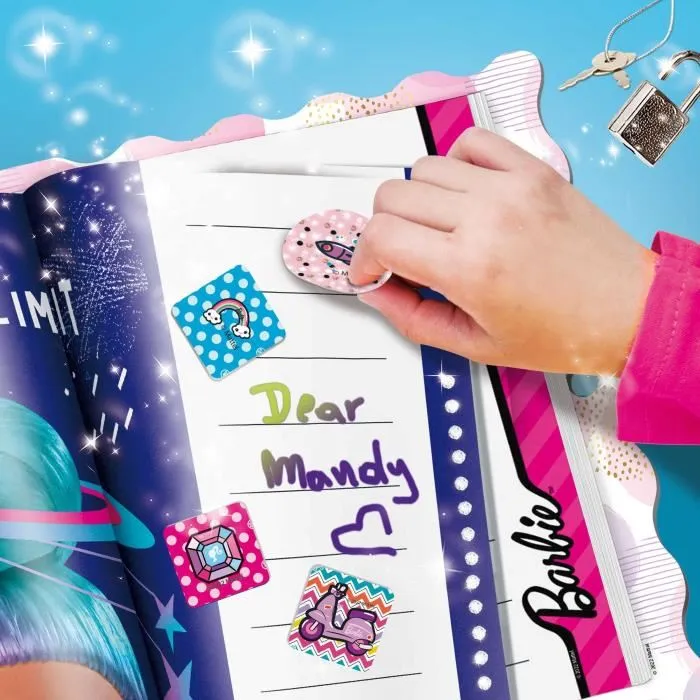 Lisciani Giochi Journal Intime Barbie avec pages décorées et cadenas