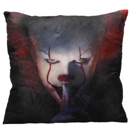 SD TOYS Coussin Décoratif Pennywise 'Shut Up' 2017 - 45x45 cm - 100% Polyester