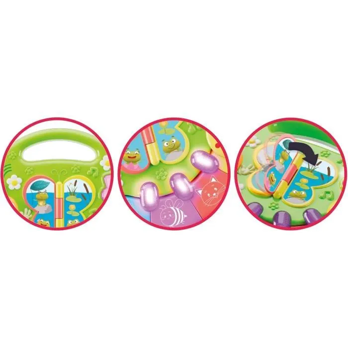 Lisciani Giochi - Table éducative interactive CAROTINA BABY Animaux pour bébé dès 12 mois, sons animaux, mélodies et livre Lisciani Giochi - Table éducative interactive CAROTINA BABY Animaux pour bébé dès 12 mois, sons animaux, mélodies et livre