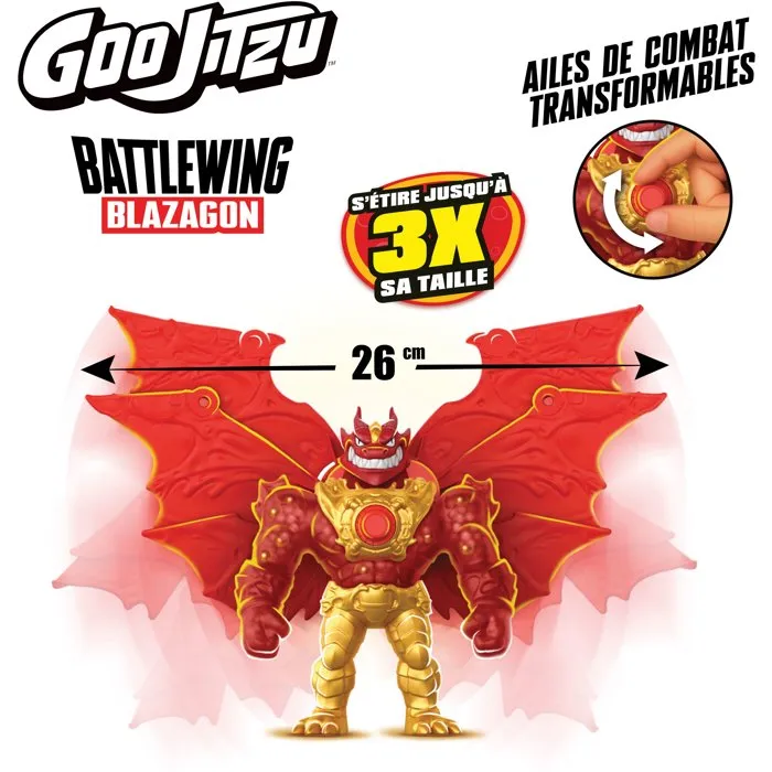 Heroes Of Goo Jit Zu Blazagon Deluxe Ailes de Combat