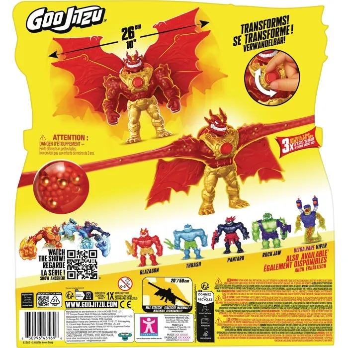 Heroes Of Goo Jit Zu Blazagon Deluxe Ailes de Combat