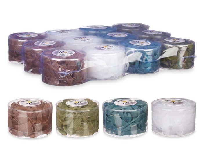 BERILO Lot de 24 pompons de bain PVC couleurs assorties BERILO Lot de 24 pompons de bain PVC couleurs assorties