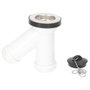 Gifont Valve compacte pour lavabo et bidet, sortie Ø40mm avec joint conique réducteur Ø32mm