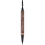 Essence Crayon à sourcils Microblading no. 04 - Brun foncé 0.6 ml pour des traits précis et un effet naturel