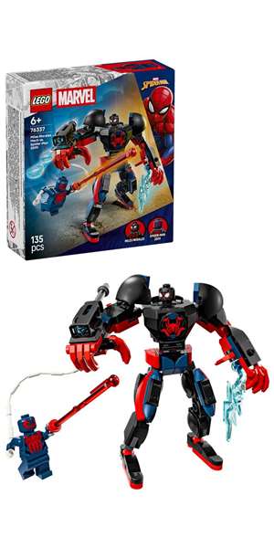 LEGO Armure Robotique Miles Morales contre Spider-Man 2099 LEGO Armure Robotique Miles Morales contre Spider-Man 2099