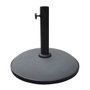 Marbueno Base de Parapluie Rond Béton Gris 45x36cm 20kg pour Jardin Piscine Terrasse 10449