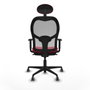 Piqueras y Crespo Chaise de Bureau 1D036G1 Rouge