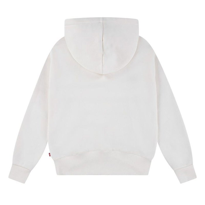 Sweat-shirt à capuche fille Levi's Batwing Patch Blanc S